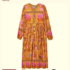 Boho floral dress